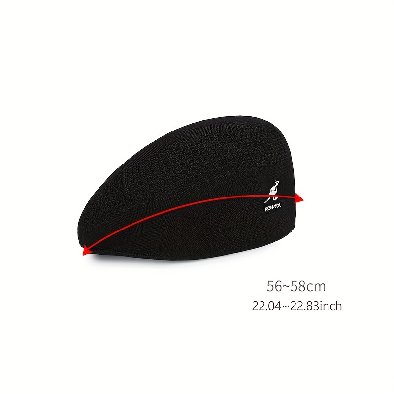 Animal Embroidery Beret Solid Painter Cap Unisex Octagonal Hat