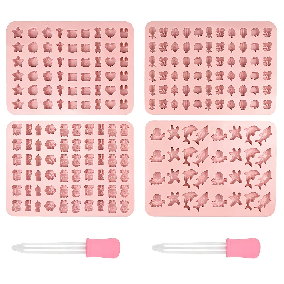Gummy Bear Molds Candy Molds Bpa Free Silicone Molds - Temu