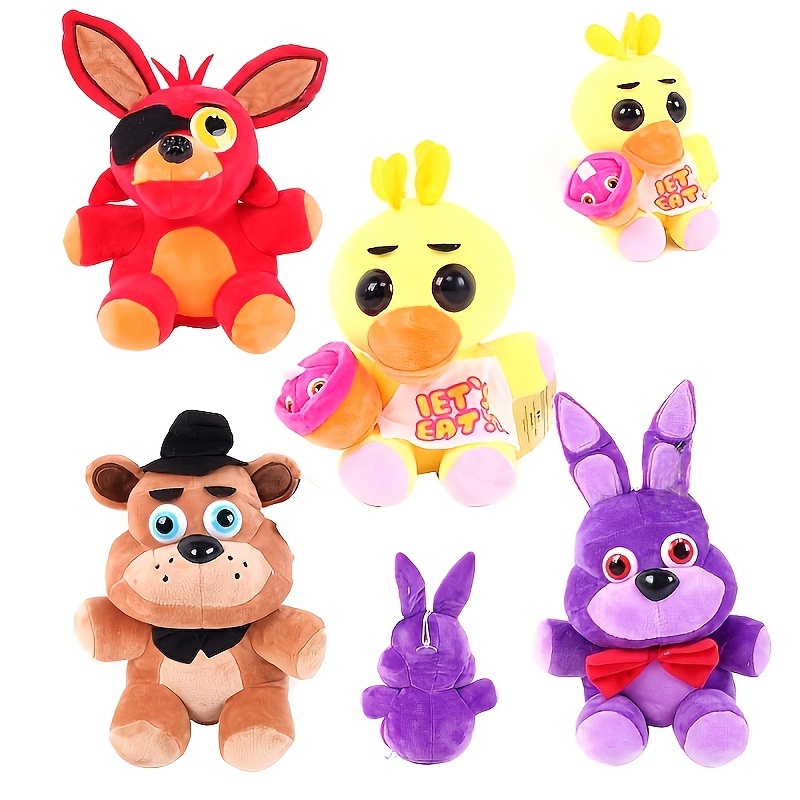 1pcs New Arrival Five Nights At Freddy's 4 FNAF Plush Toys 18cm Freddy Bear  Foxy Chica Bonnie Plush Stuffed Toys Doll for Kids Gifts