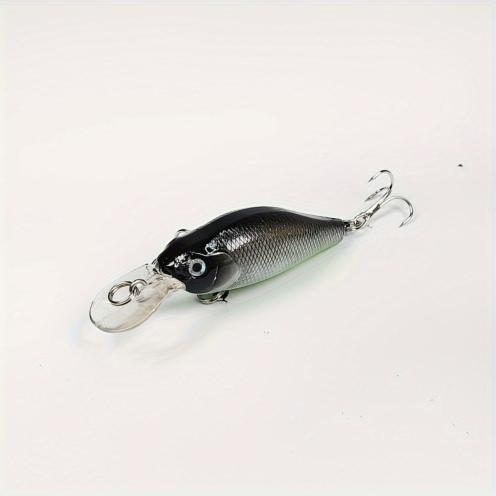 Minnow Hard Bionic Fishing Lures 3D Eyes Painted Bait 6 Hook