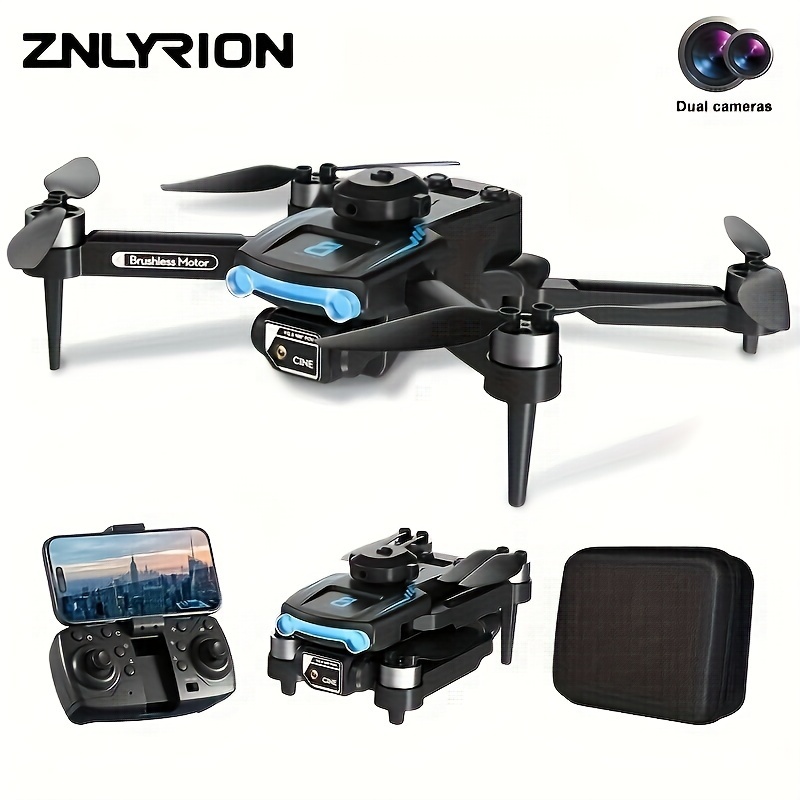 With 2 Batteries F199 Drone With Dual HD Electric Camera, Optical Flow  Positioning, Smart Obstacle Avoidance, Wind-Resistant, Stable  Flight.Perfect Fo