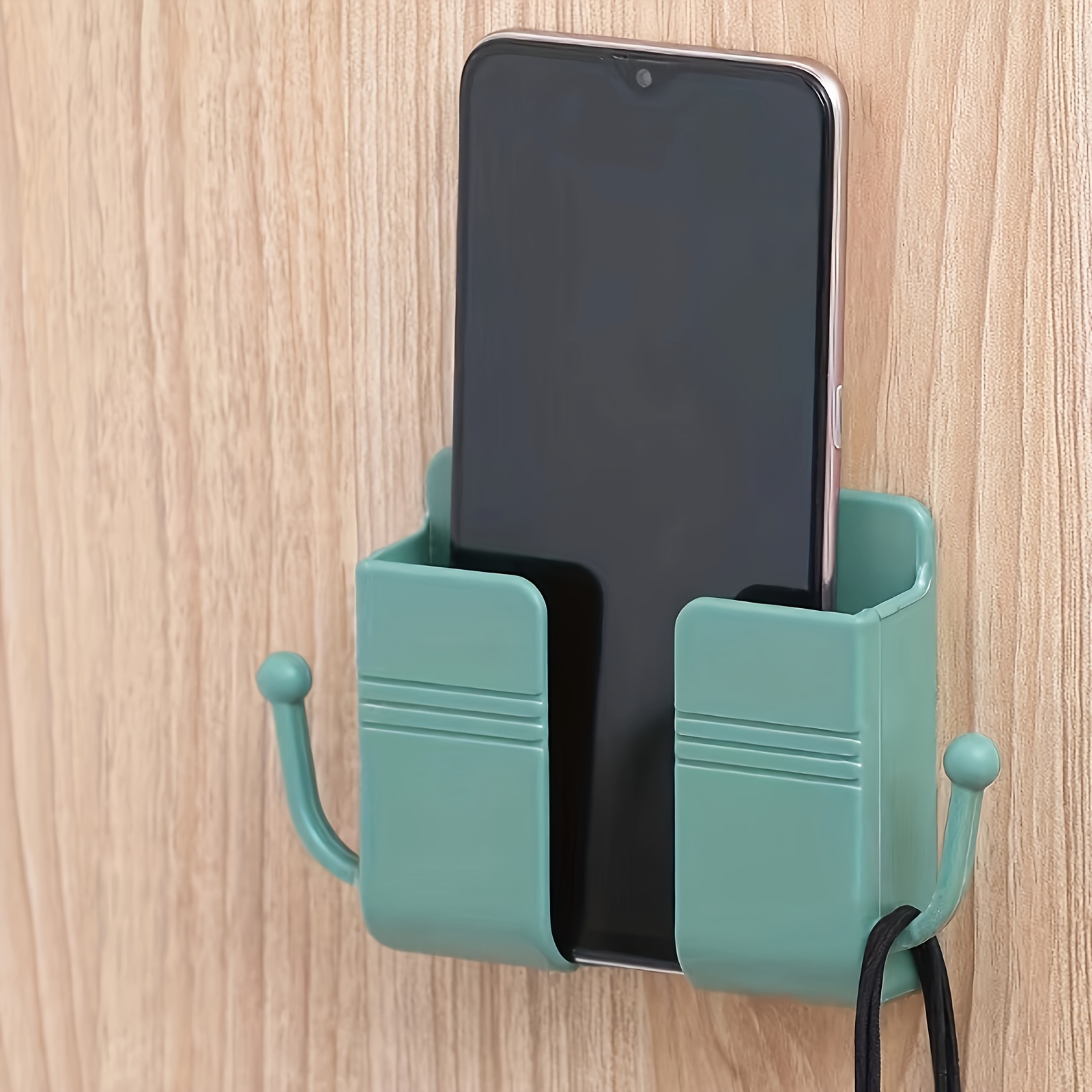 1pc Soporte Teléfono Celular Montado En Pared Organizador - Temu