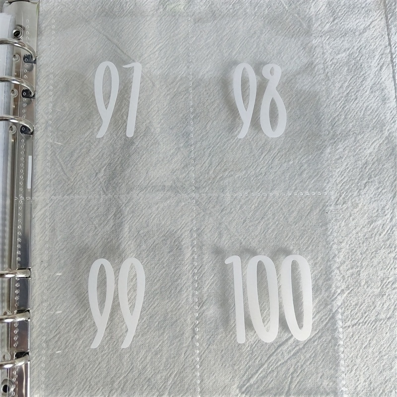 1pc The 100 Envelope Savings Challenge Binder School Supplies