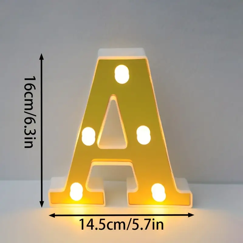 1pc English Led Letter Lights Proposal Birthday Decorations Holiday Party  Decorations Interior Room Decorations Store Decorations Outdoor Party  Valentines Day Decoration - Sports & Outdoors - Temu