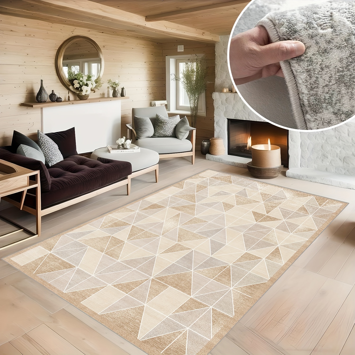 Floral Floor Cuttable 3D Mat Soft Rug Bedroom Door Washable Entryway Mat  Non Slip Pet Friendly Indoor Living Room Floor Carpet
