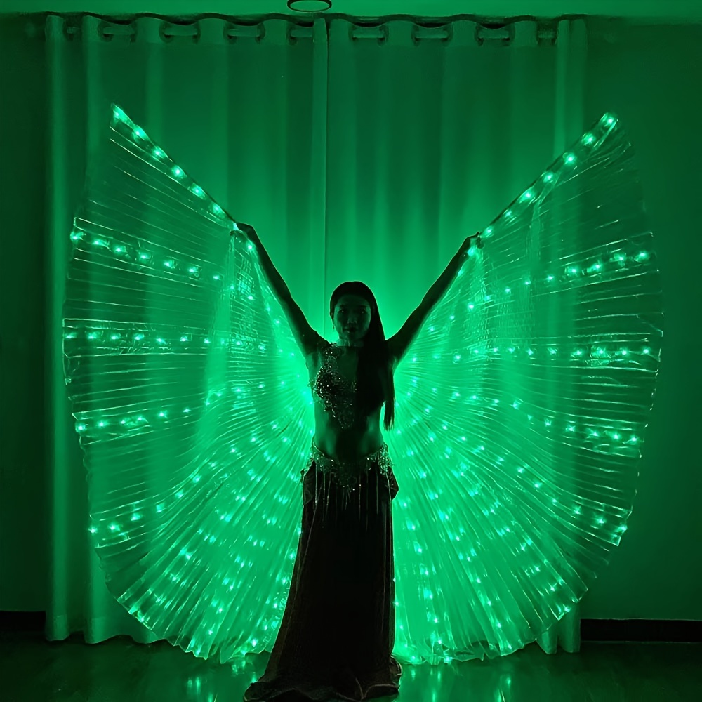 Light Wings Cloak Colorful Led Cape Dancing Stage Show - Temu