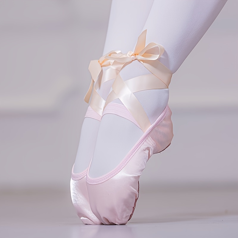 Zapatos Baile Moda Niña Zapatos Ballet Entrenamiento Boca - Temu