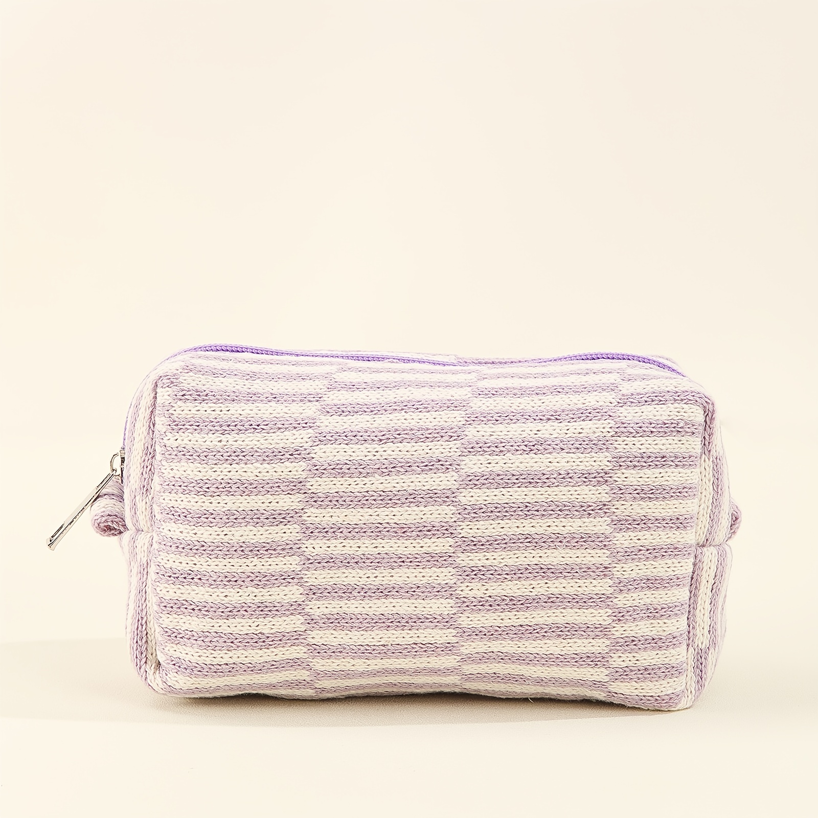Knitted Cosmetic Bag, Knitted Pencil Case