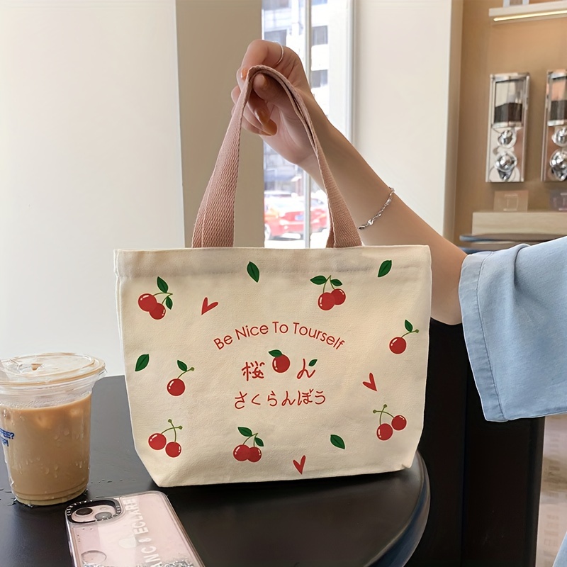 Korean Style Cotton Tote Bag