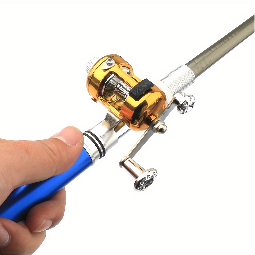 Portable Retractable Fishing Pole And Reel Combination Mini - Temu