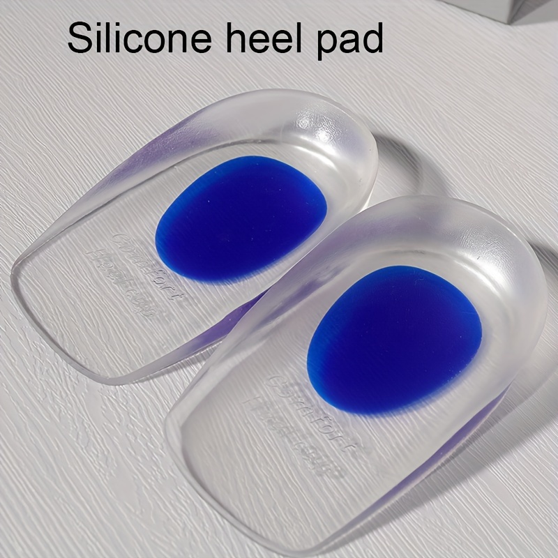 Heel Pads Silicone Heel Pads Men Women Transparent Sports - Temu