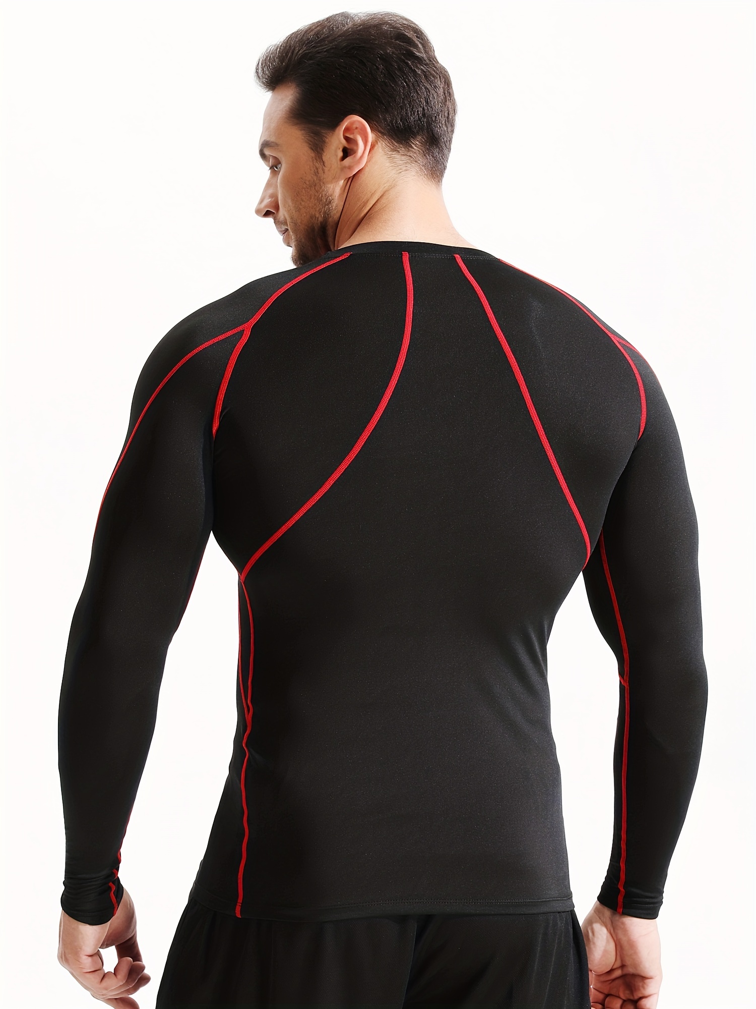 Compression Shirts Men Long Sleeve Athletic Cold Weather - Temu Canada