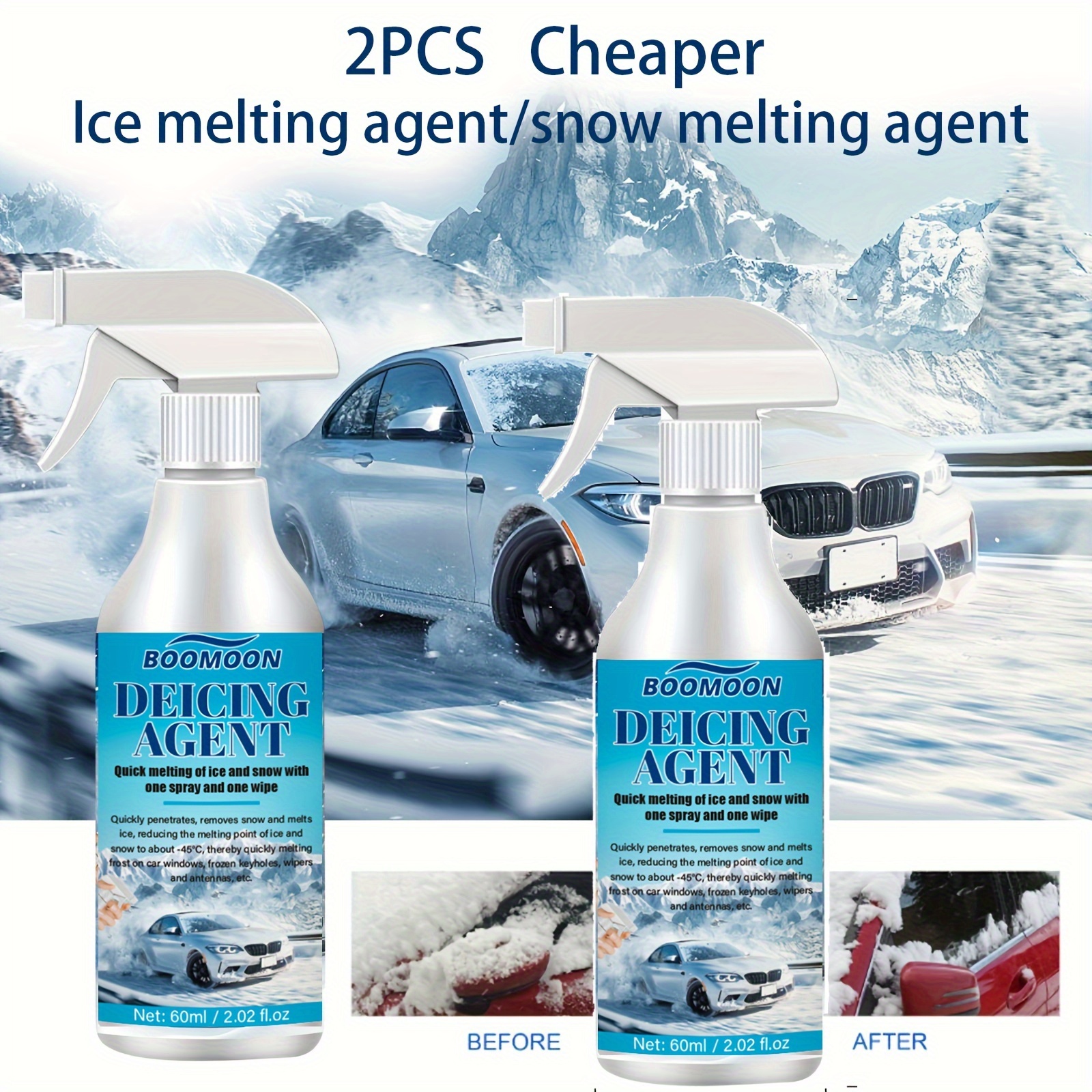 Efficient Ice Melting And Snow Removing Agent Fast Ice - Temu