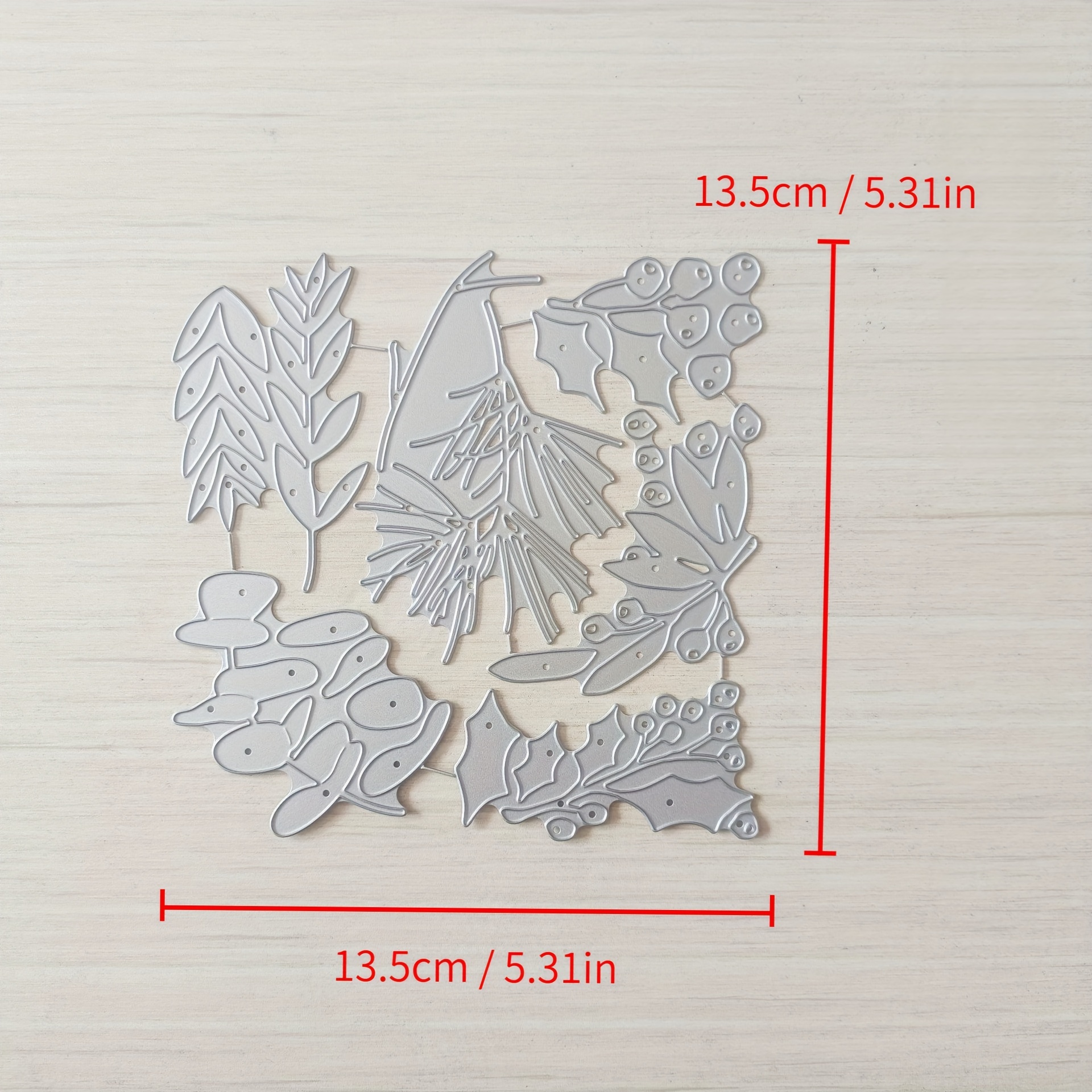 LICHENGTAI Christmas Card Metal Cutting Dies Embossing Stencils Crafts Dies  Template Mould for DIY Card Making Scrapbooking Photo Album Card 3D  Decoration Type 6 