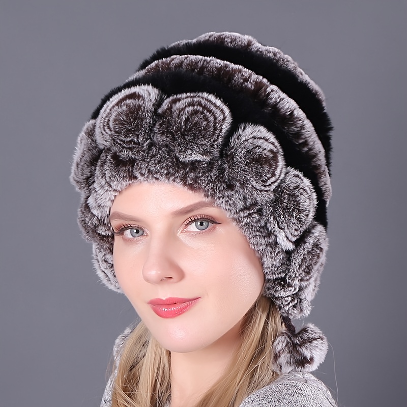Sombreros de invierno para mujer, gorro de punto cálido, gorro de esquí de  nieve, vintage, lindo, para mujer, a la moda, para invierno, cálido