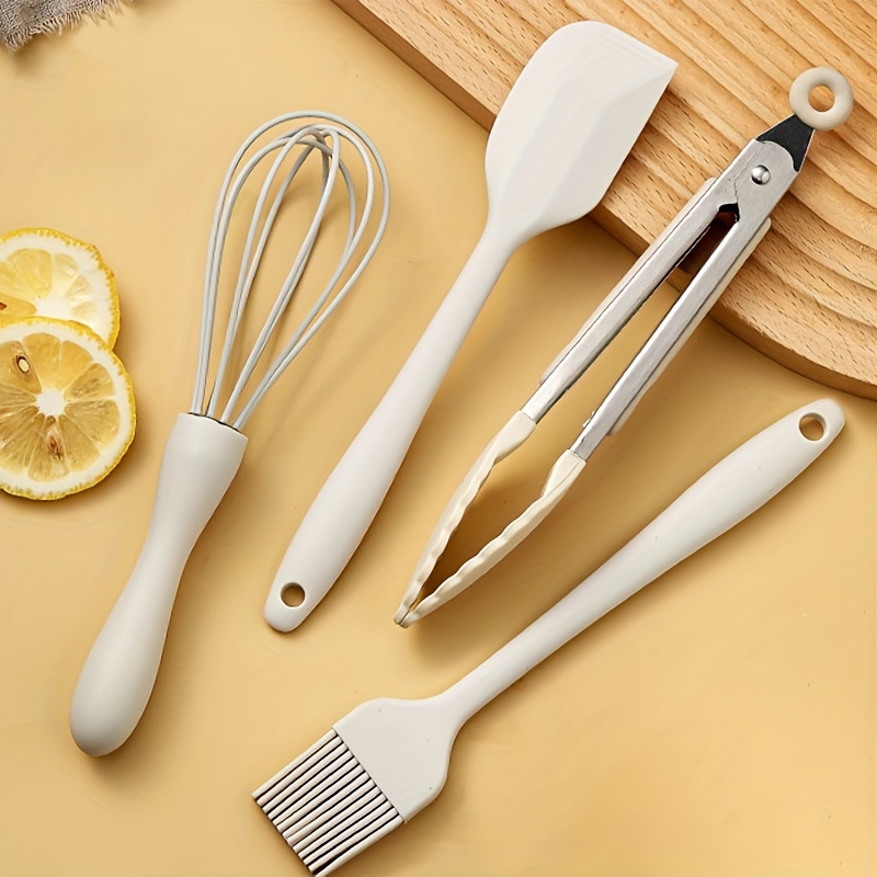 Silicone Kitchen Utensil Set Heat Resistant Cooking Tools - Temu