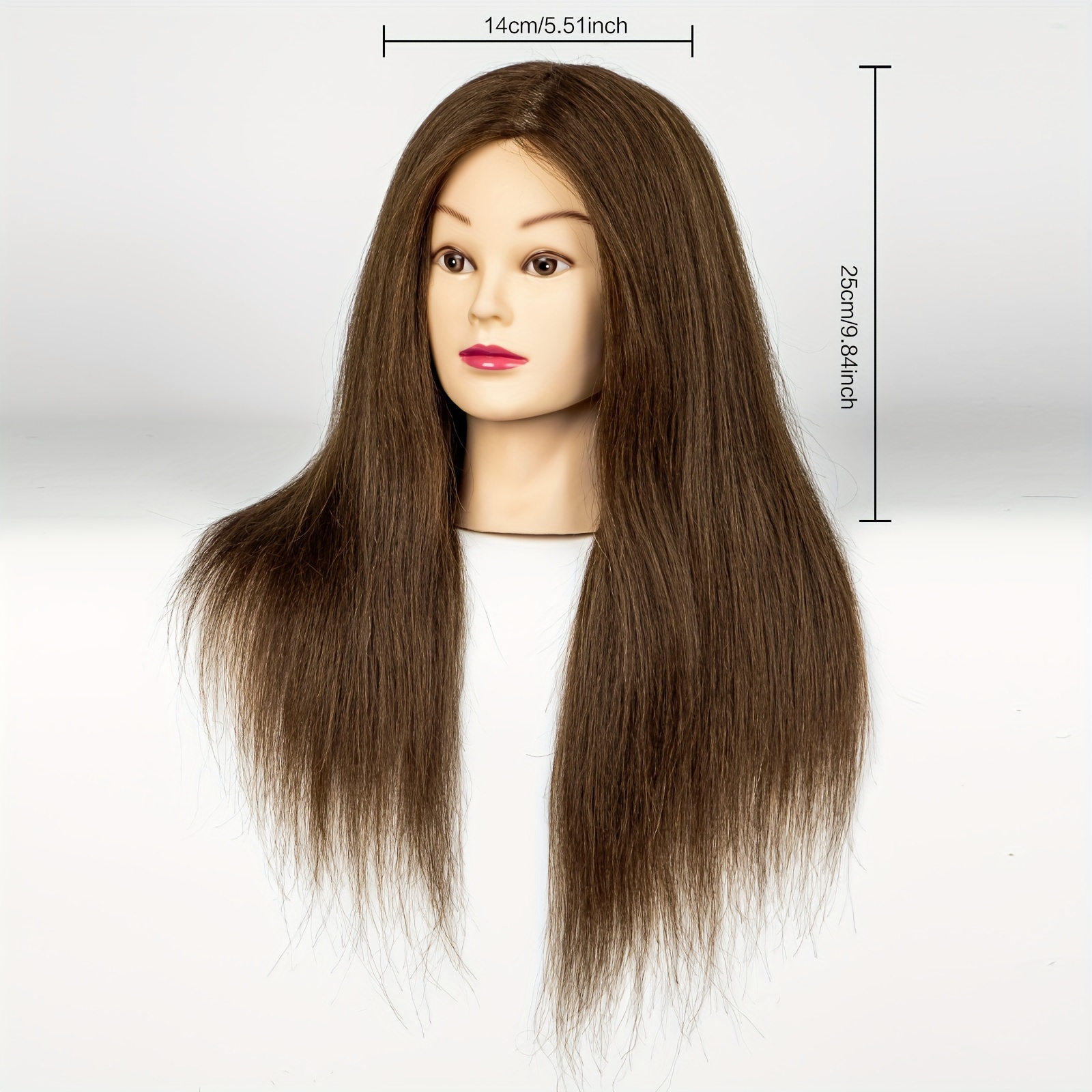 Mannequin Head With Hair 26″-28″ Styling Head Cosmetology