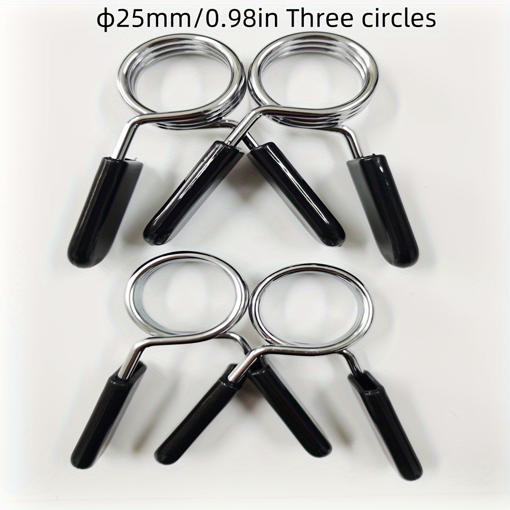 Barbell Clamps Spring Weight Clips Dumbbell Bar Clip
