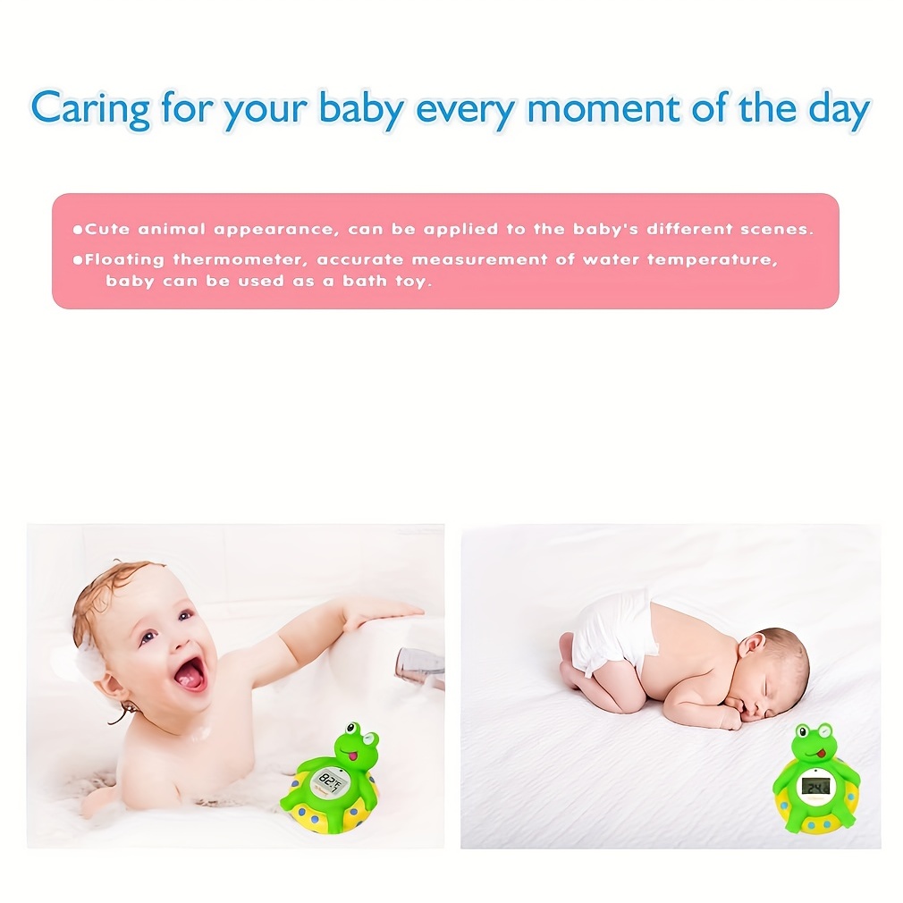 Baby Bath Thermometer & Floating Bath Toy Bathtub Safety Temperature  Thermometer