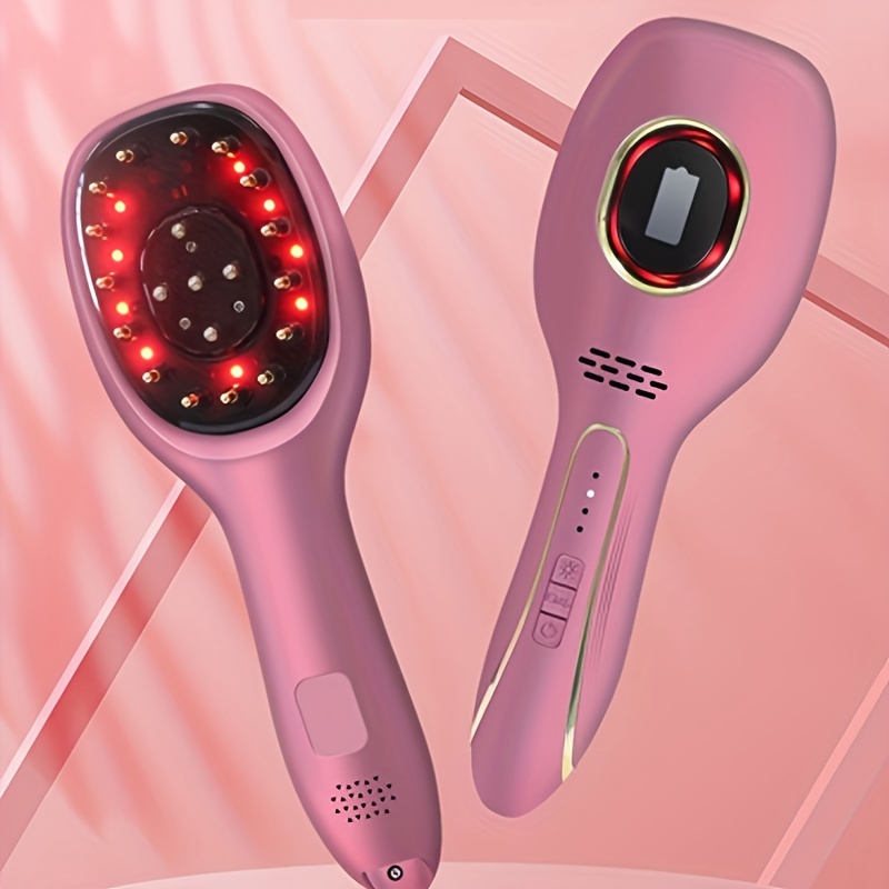 Hair Brushes Red Light Growth Fluid Guider Comb Microcurrent Scalp