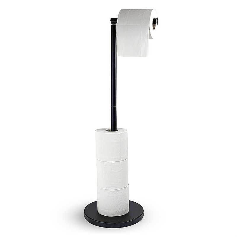 Toilet Paper Holder Stand, Free Standing Toilet Paper Holder for Jumbo  Mega, Stainless Steel Chrome Finish Toilet Paper Roll Holder, Housen  Solutions - Yahoo Shopping