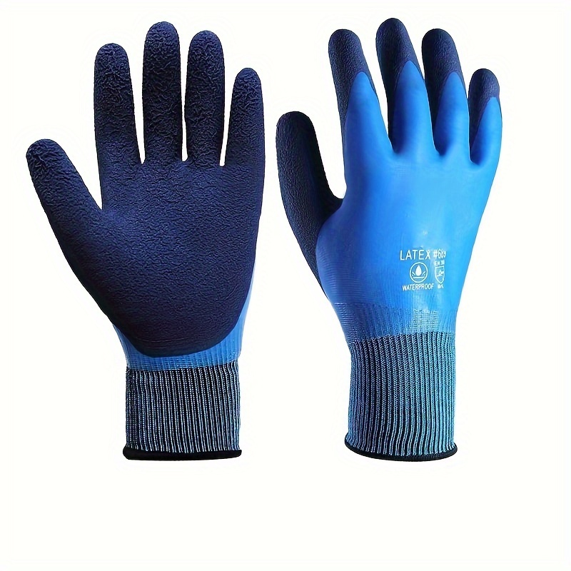 1pair Waterproof Anti-sting Crab Catching Gloves, Adult Labor Protection,  Anti-cutting Seafood Fishing Gloves, Special Gloves For Catching Crabs While