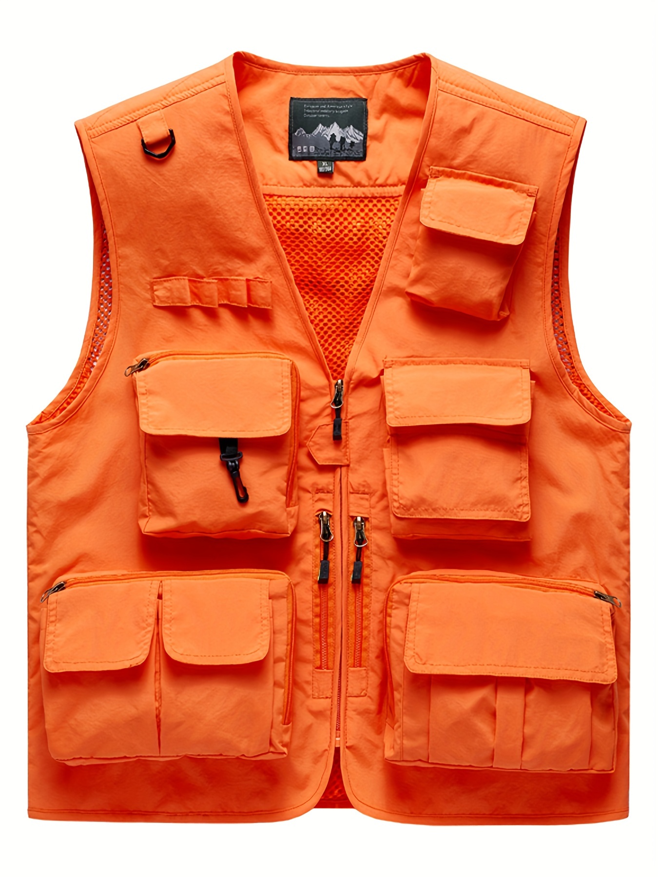 Breathable Mesh Vest with Multiple Pockets for Outdoor Activities - Perfect for Fishing, Hiking, and Summer Adventures