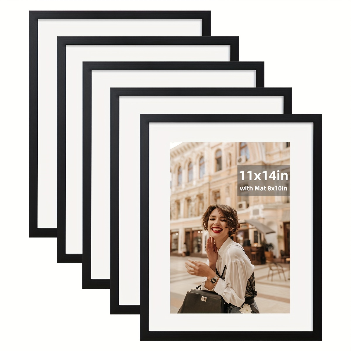 Picture Photo Frame Display Poster 8x10 Mat 11 X 14 Without - Temu