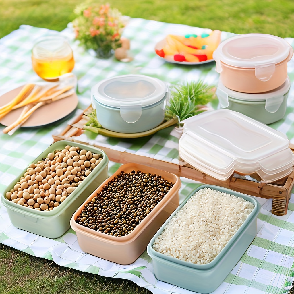 Mini food crisper, rectangular plastic storage box, small lunch box,  kitchen lunch box, refrigerator sealed box