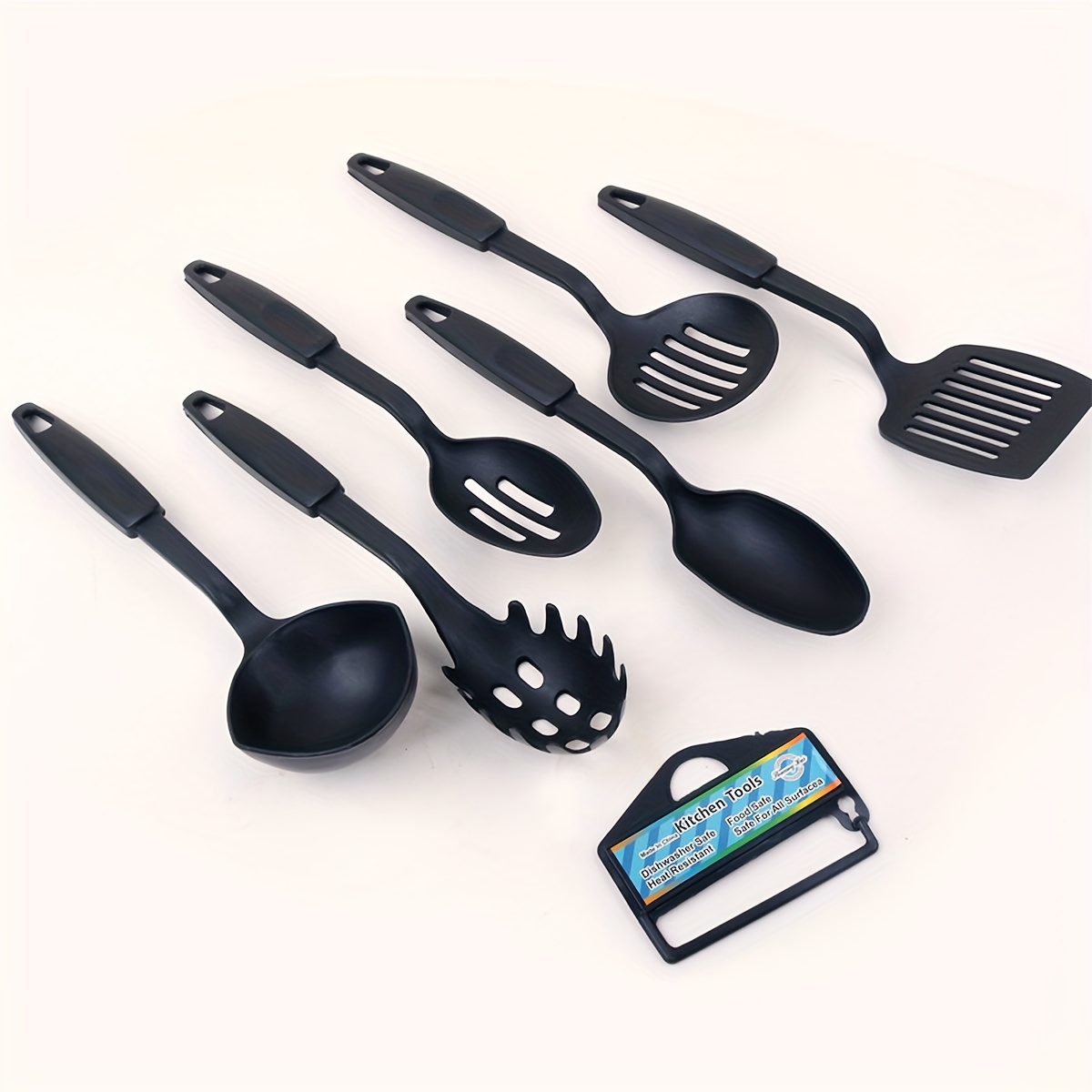 6pcs/set Plastic Nylon Integrated Kitchen Cooking Utensils Set