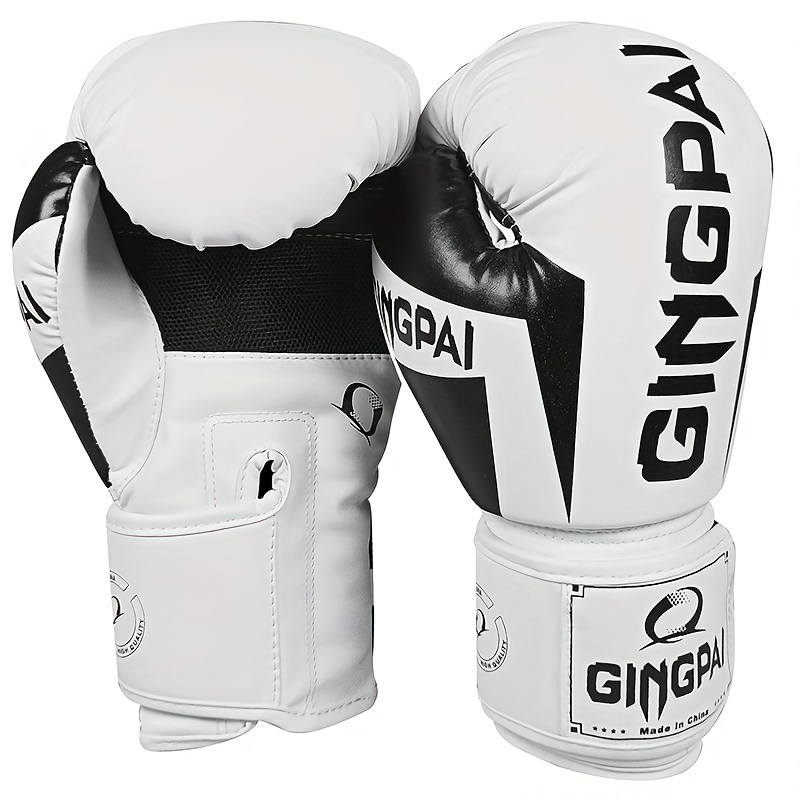 Gants de boxe professionnels 6 8 10 12 oz, gants de boxe de compétition,  support de poignet rembourré, kickboxing combat entraînement - Temu  Switzerland
