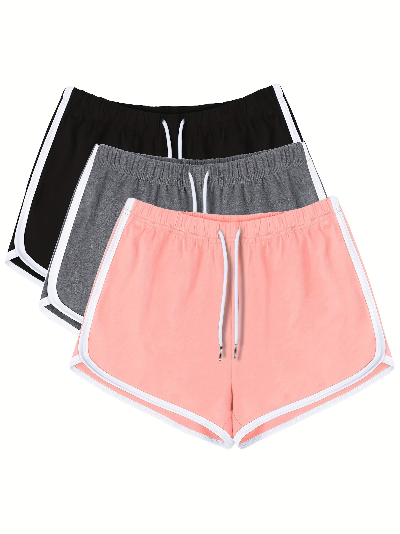 Girl Power High Waist Running Shorts in Magenta – Dash of Pink