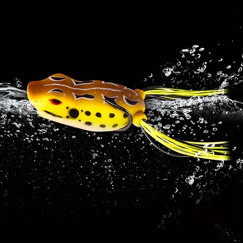 Bionic Frog Soft Bait Palpate Two tailed Floating Swimbait - Temu