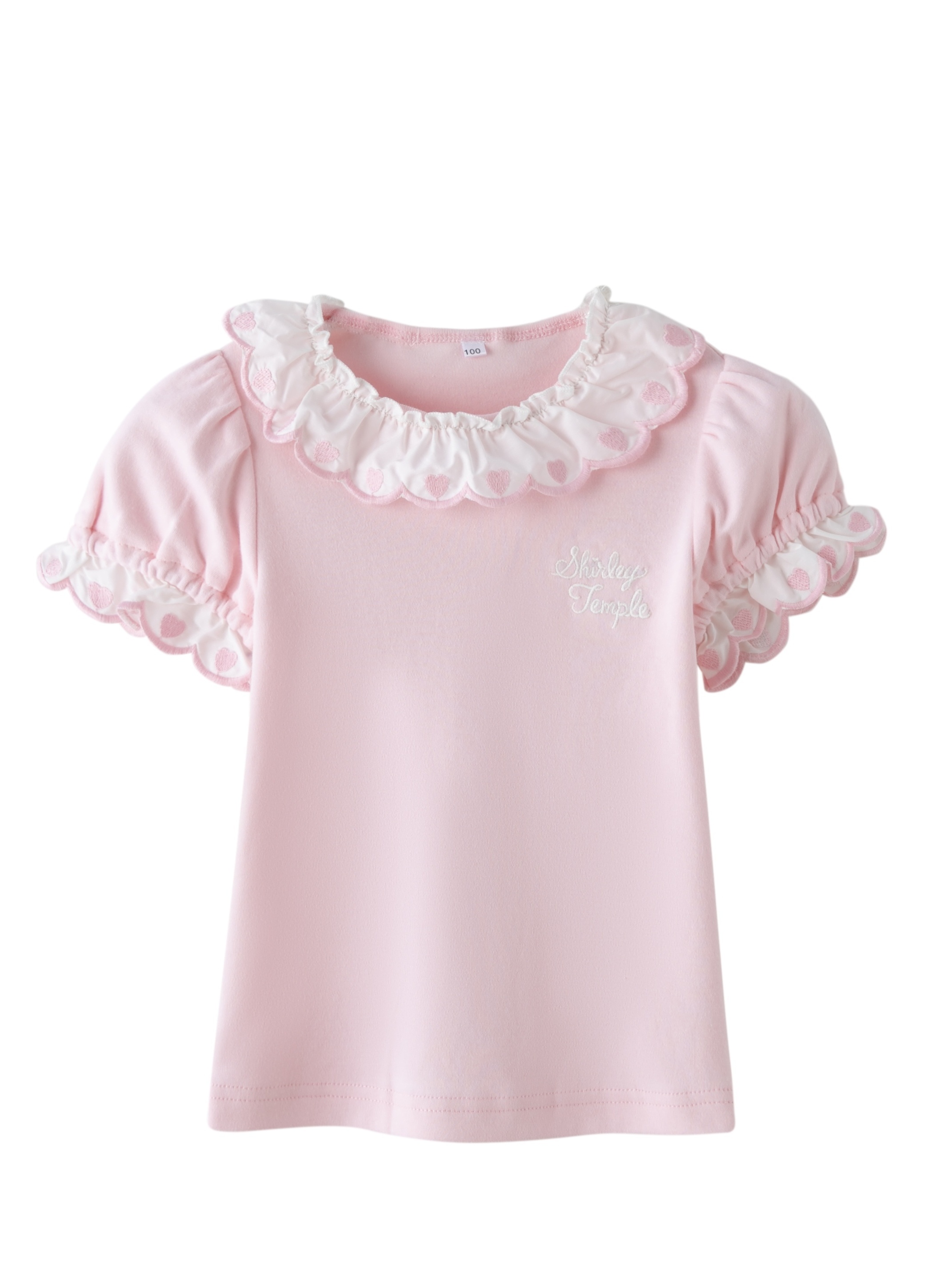 Camisetas De Algodón Bordadas Para Niñas Blusas Elegantes - Temu