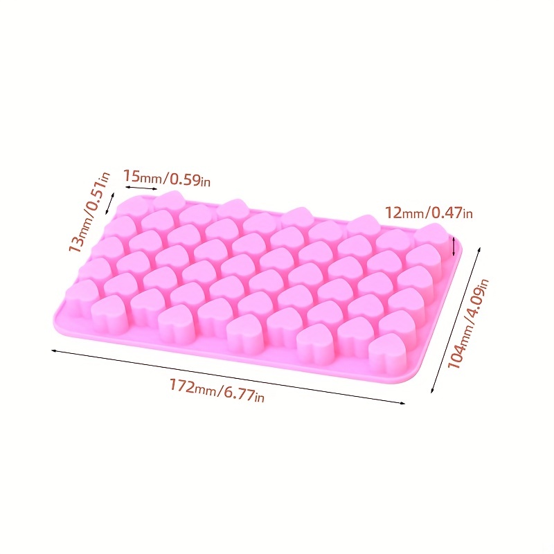 Square Silicone Candy Molds, Total 252 Holes Mini Silicone Molds For Hard  Candy, Chocolate, Gummy, Caramel, Ganache, Ice Cubes - Temu