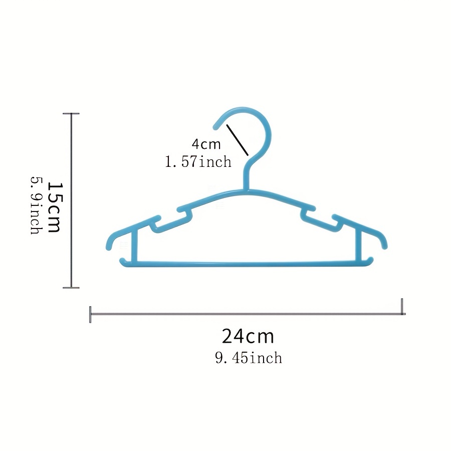 5pcs Percha Para Ropa De Niños, Sin Rastro Y Antideslizante, Y