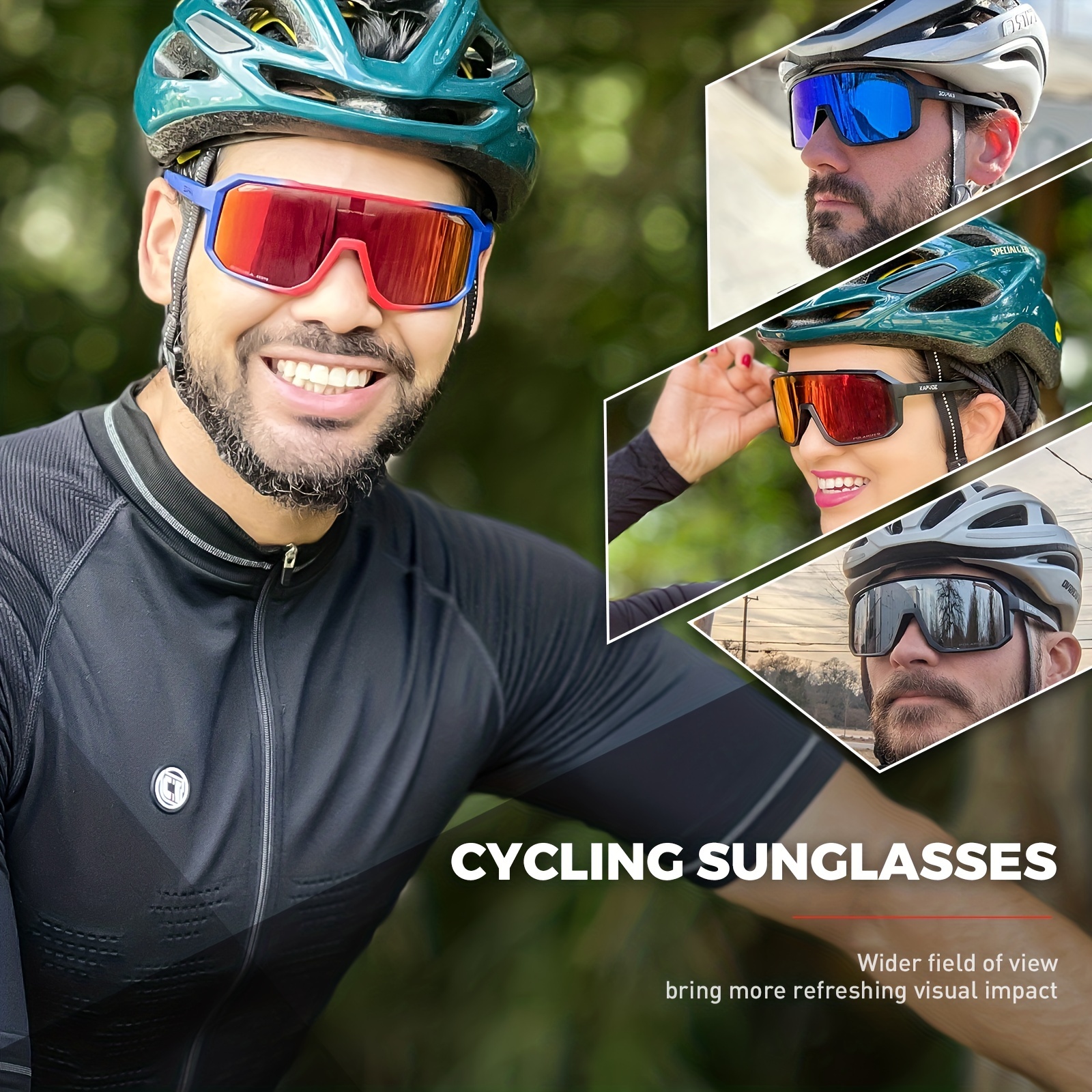 Gafas de ciclismo para hombre y mujer, lentes para bicicleta de carretera,  MTB, deportes al aire