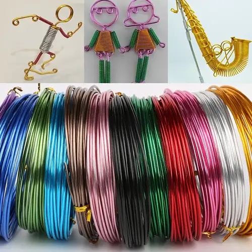 Handmade Colored Thin Wire Jewelry Tie Wire Diy Flower - Temu Canada