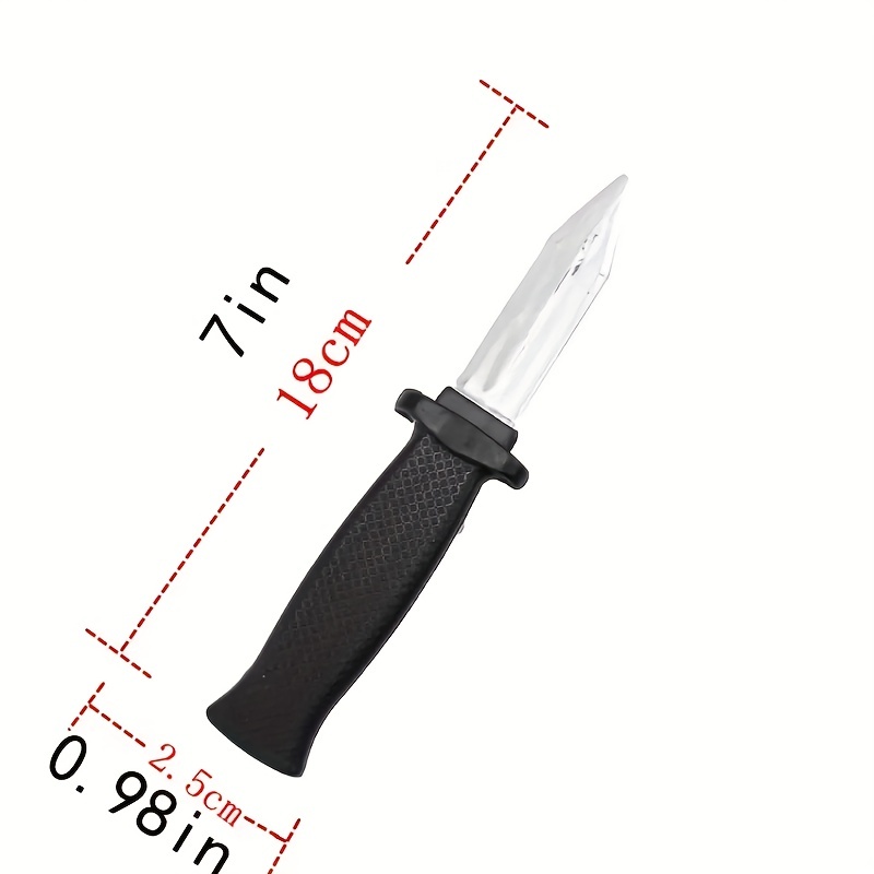1pc trick retractable knife plastic magic prop for bachelor party graduation bar safe stretchable gag gift non electric party supply for various occasions details 2