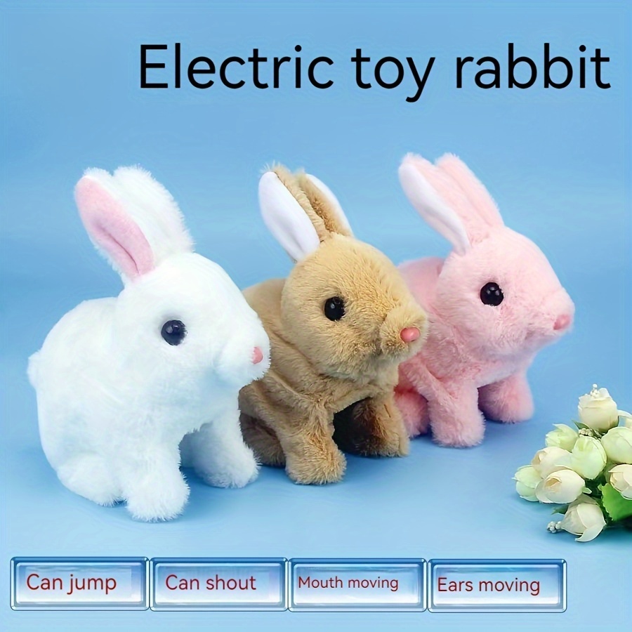 Children's Toys Electric Music Cartoon Rabbit Plush Rabbit - Temu