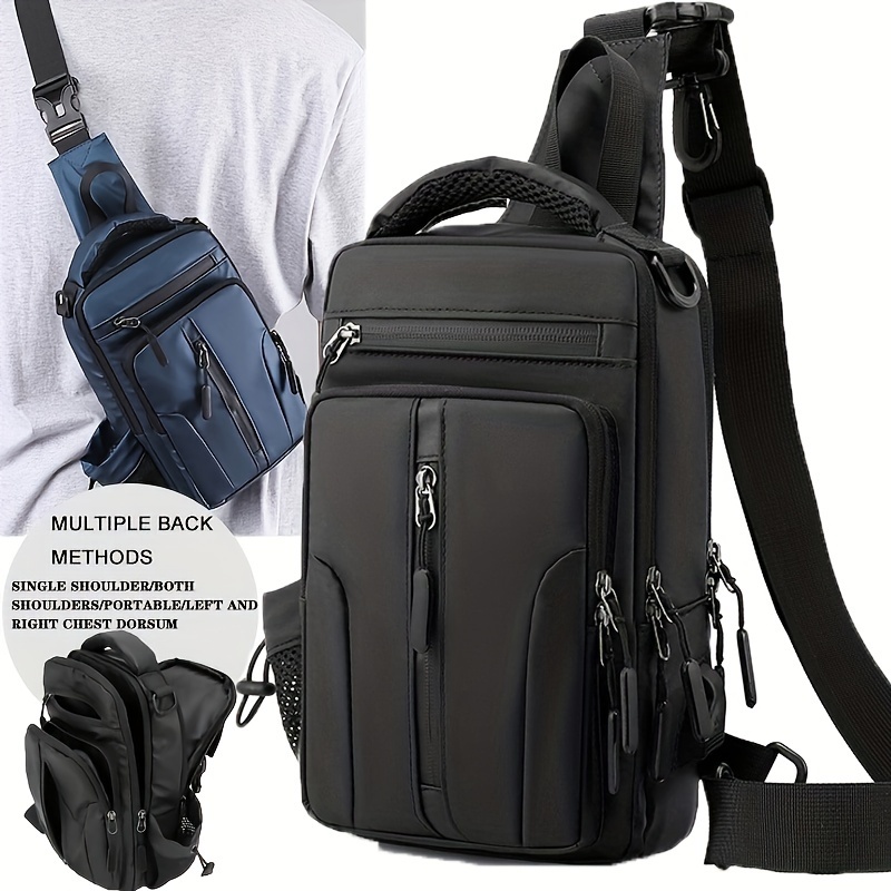 Minimalist Nylon Bag Strap Portable Backpack Chest Strap - Temu