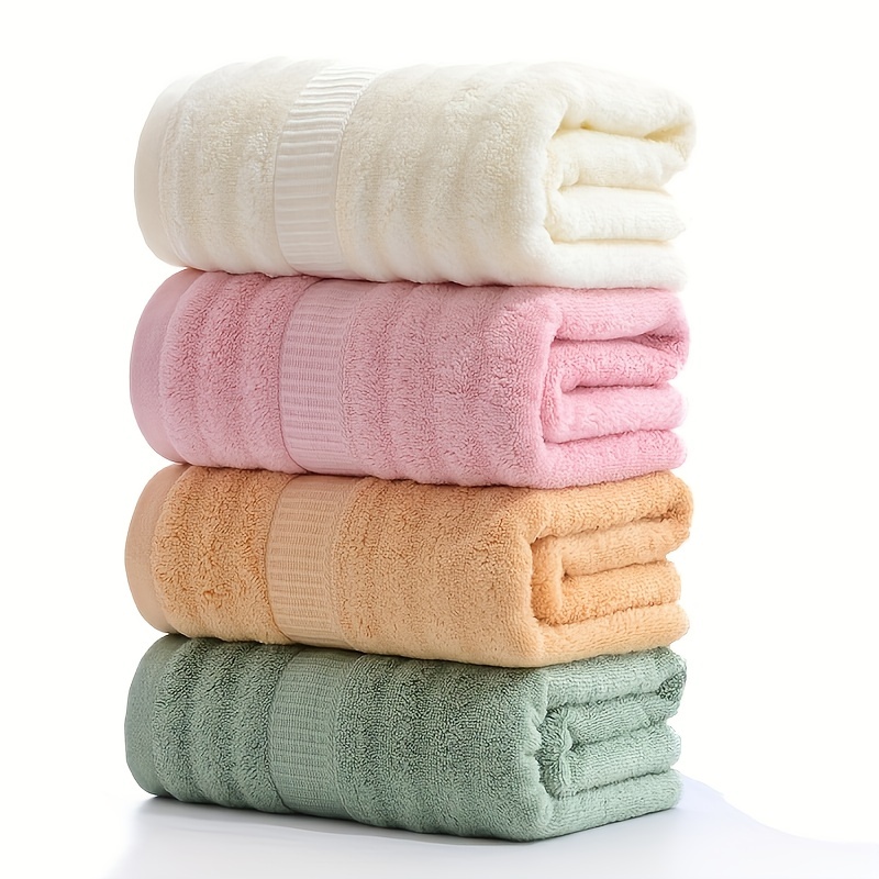 Soft & Absorbent Bamboo Bath Towels - Perfect For Hiking, Camping, Spa,  Travel & Hotel - 27.5x55 - Bathroom Accessories - Temu