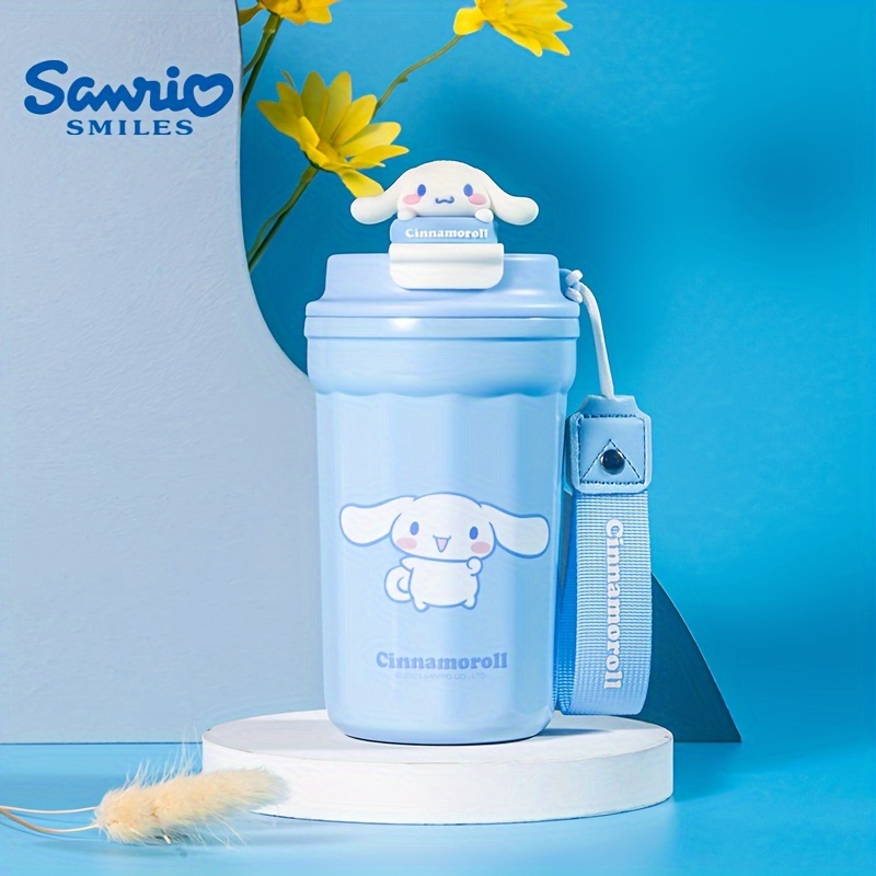 Sanrio Cinnamoroll Kuromi Pompom Purin Sports Water Bottle Handy Cup 500ml  / 17Oz