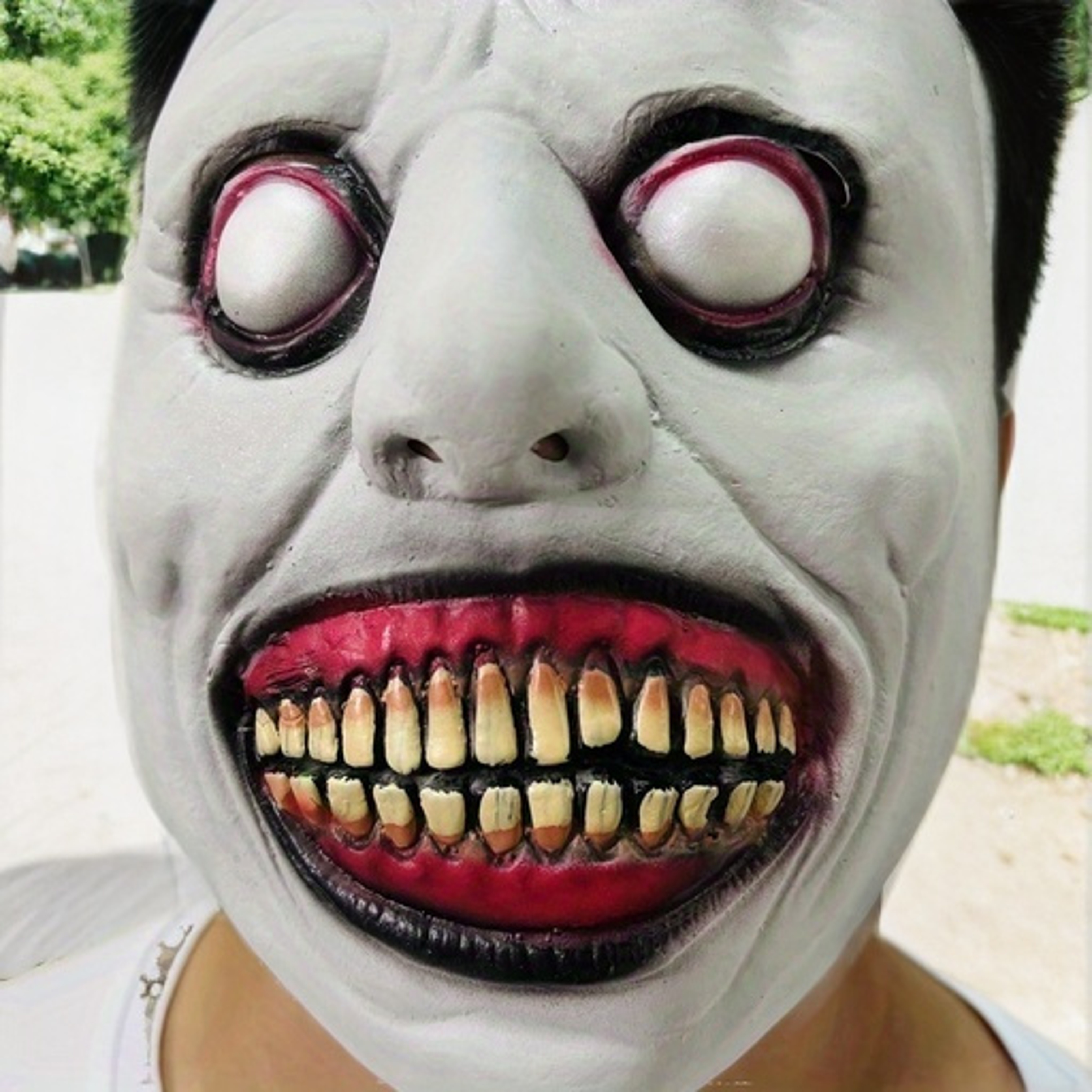 Hockey Festival Party Halloween Masquerade Mask Black White Scary