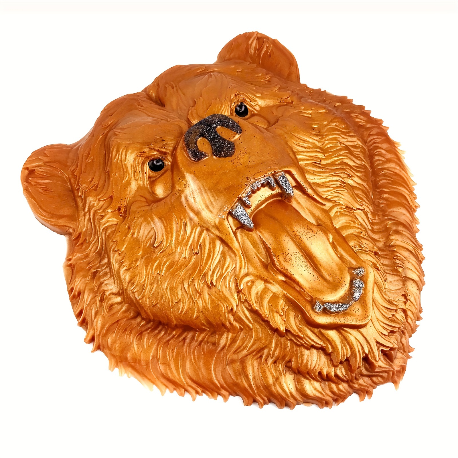 Large Resin Molds Bear Head Handmade Diy Epoxy Wall Hanging - Temu