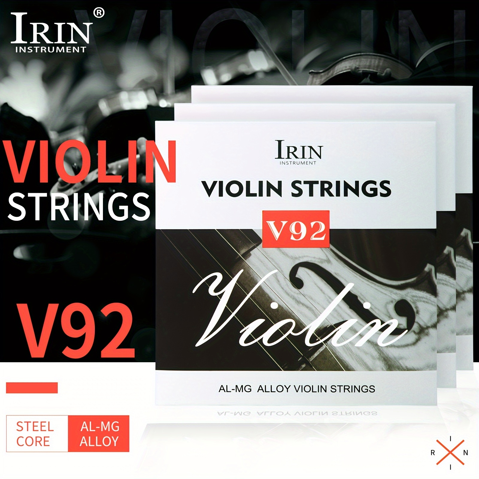 Irin V93 Cordes Violon Nylon Qualité Performance Importé - Temu France