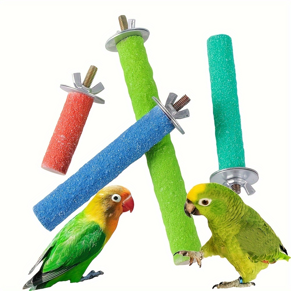 Toys Bird Cage Accessories Bird Toys Natural Bird Perch Wood Bird Perch