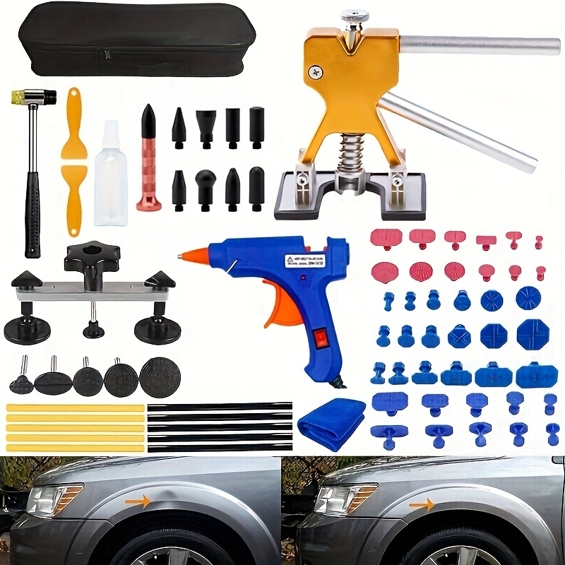 Super PDR-Kit de débosselage sans peinture pour carrosserie de voiture,  outils automobiles, extracteur de bosses, ventouses, ventouse - AliExpress