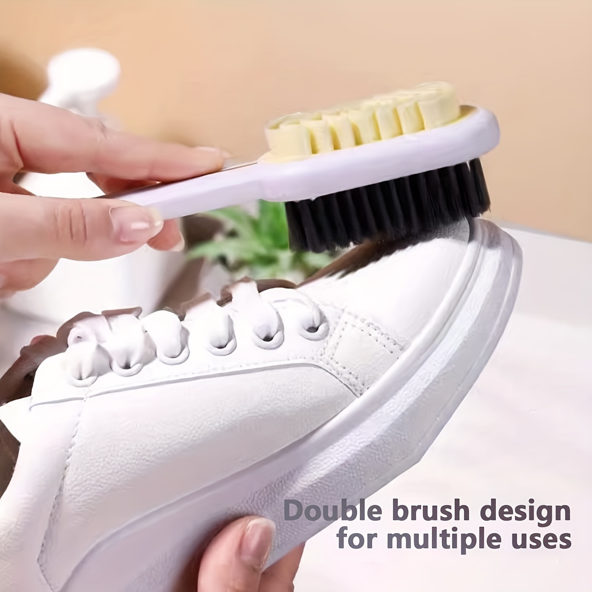 Brochas Cepillo Limpieza Hogar Cepillo Zapatos Limpiador Zapatillas Blancas Cepillo  Limpieza Cepillo De Limpieza Cepcepillo Multifuncional Para Zapatos,  Herramienta De Limpieza Con Cerdas Suaves, Mango Largo, Para Ropa - Cepillos  Para Zapaños 