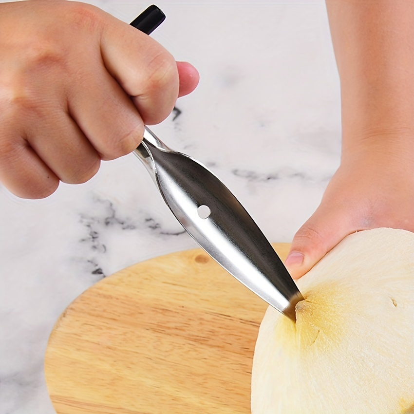 Coconut Meat Removal Tool, Coconut Opener, Household Coconut Grater,  Stainless Coconut Shredder With Steel Wooden, Household Coconut Grater,  Coconut Meat Scraper, Kitchen Tools, Western Stuff Clearance For Halloween  Christmas Thanksgiving - Temu